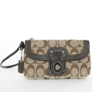 Coach Vintage Legacy Signature Wristlet